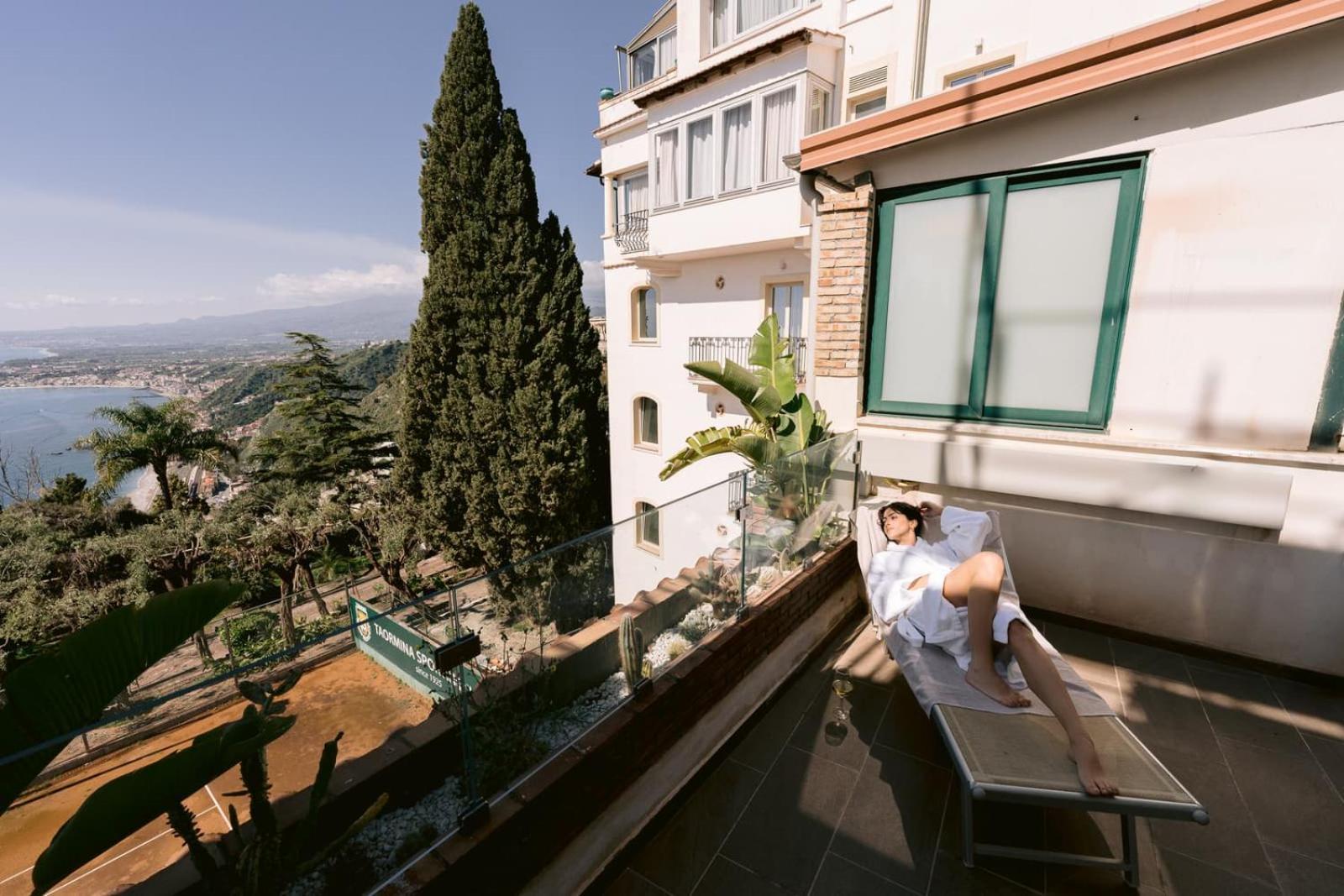 Hotel Villa Paradiso Taormina Exterior foto